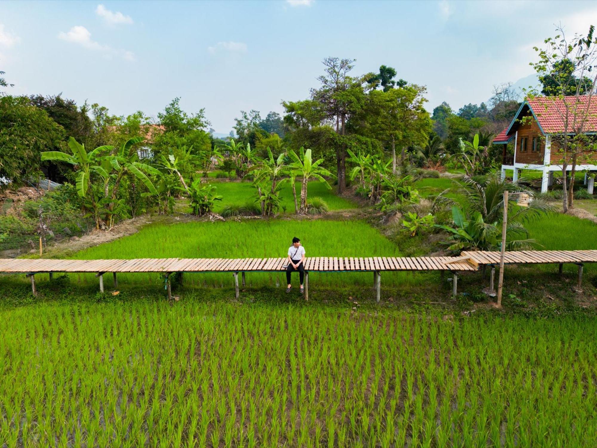 Bolaven Garden Bungalow And Tent - Tad Lo Ban Kiangtat Luaran gambar